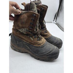 Wild Wolf By Rocky Boots Mens Size 10W Brown Snow Camo Thinsulate Damaged